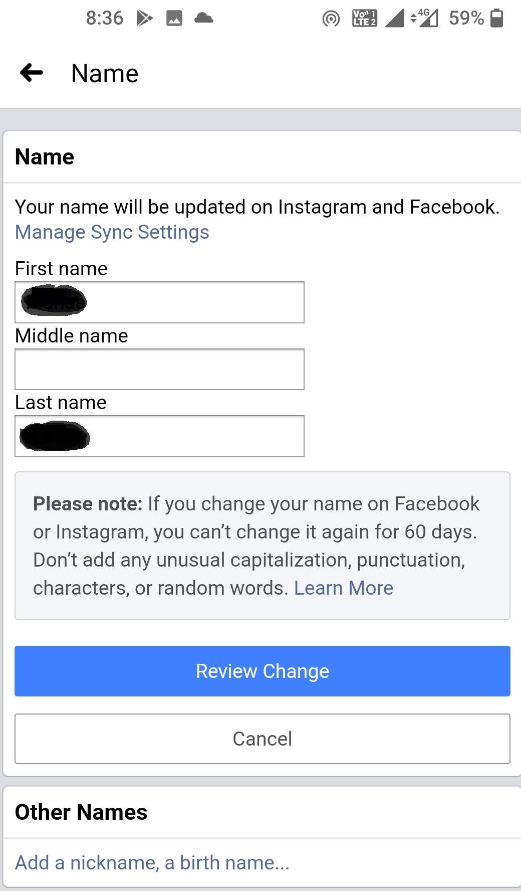 How To Change Your Name On Facebook General News Flash